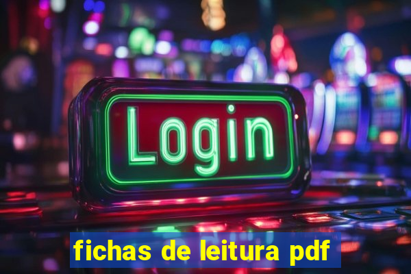 fichas de leitura pdf